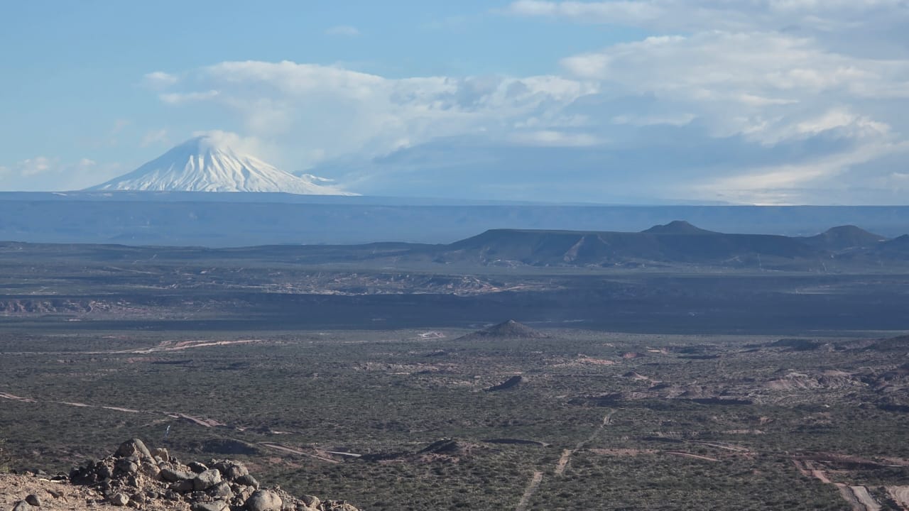 Paisaje patagónico de Rincón de los Sauces